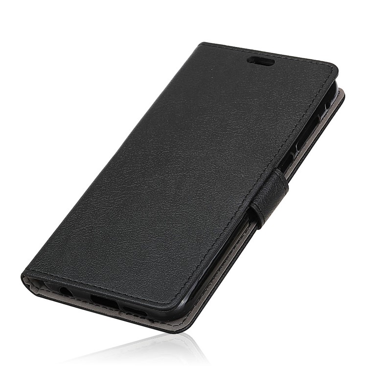 Wallet Stand Leather Protection Case for Motorola Moto G7 Power - Black-6