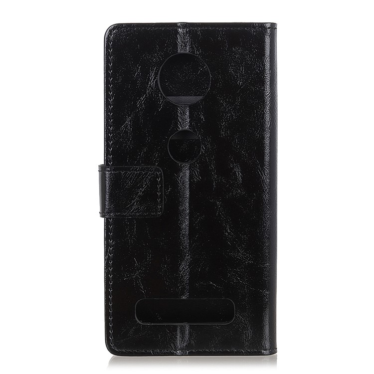 Crazy Horse PU Leather Mobile Phone Cover for Motorola Moto Z4 Play - Black-6