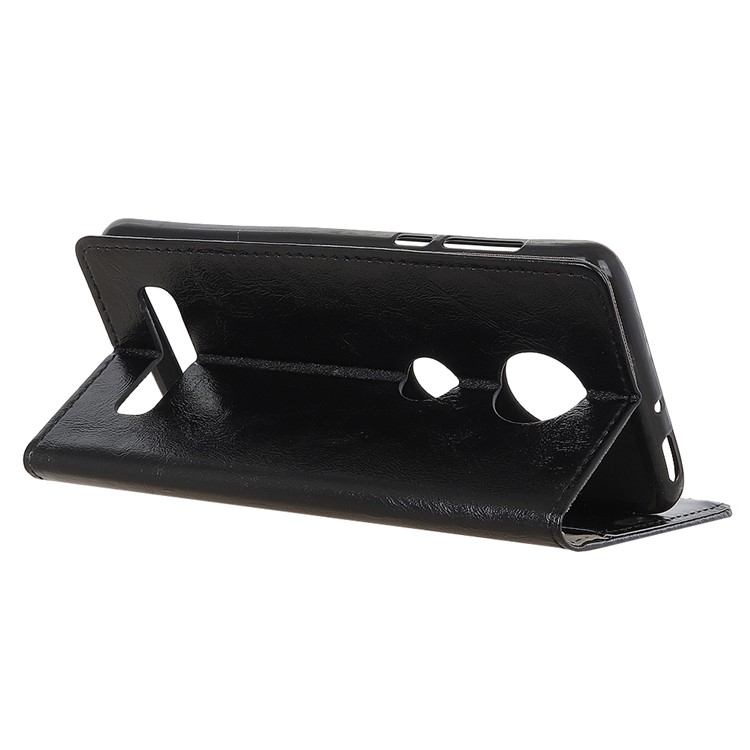Crazy Horse PU Leather Mobile Phone Cover for Motorola Moto Z4 Play - Black-8