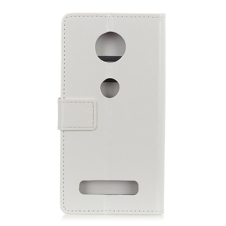 Crazy Horse PU Leather Mobile Phone Cover for Motorola Moto Z4 Play - White-6