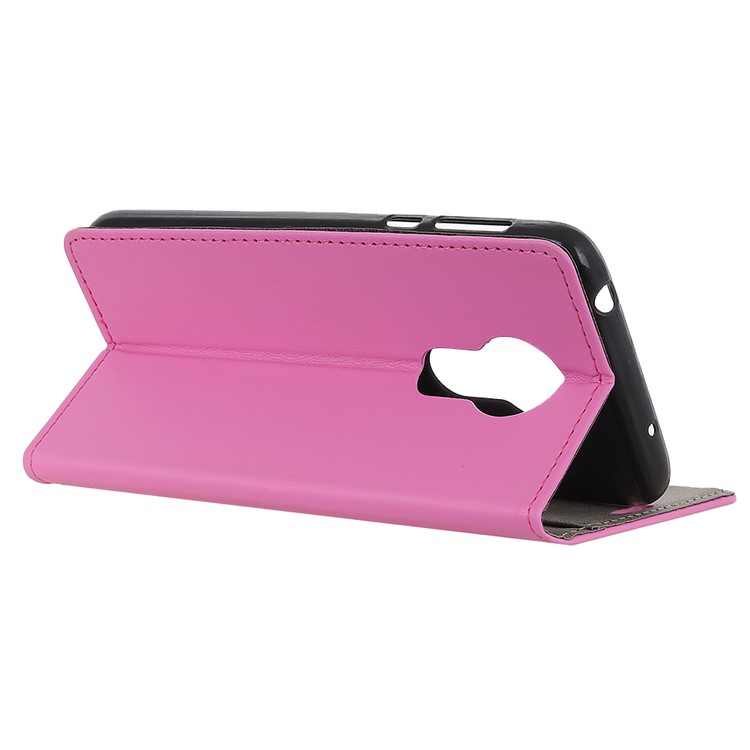 Wallet Leather Protection Case for Motorola Moto G7 Power - Rose-5