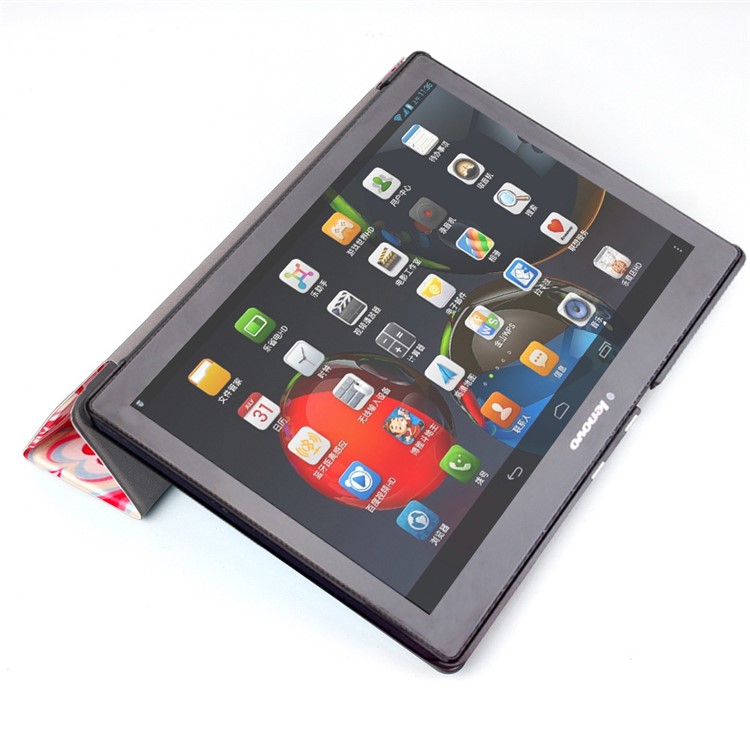 Smart Leather Stand Cover for Lenovo TAB 2 A10-30 X30 / TAB 2 A10-70 - Multiple Hearts-7