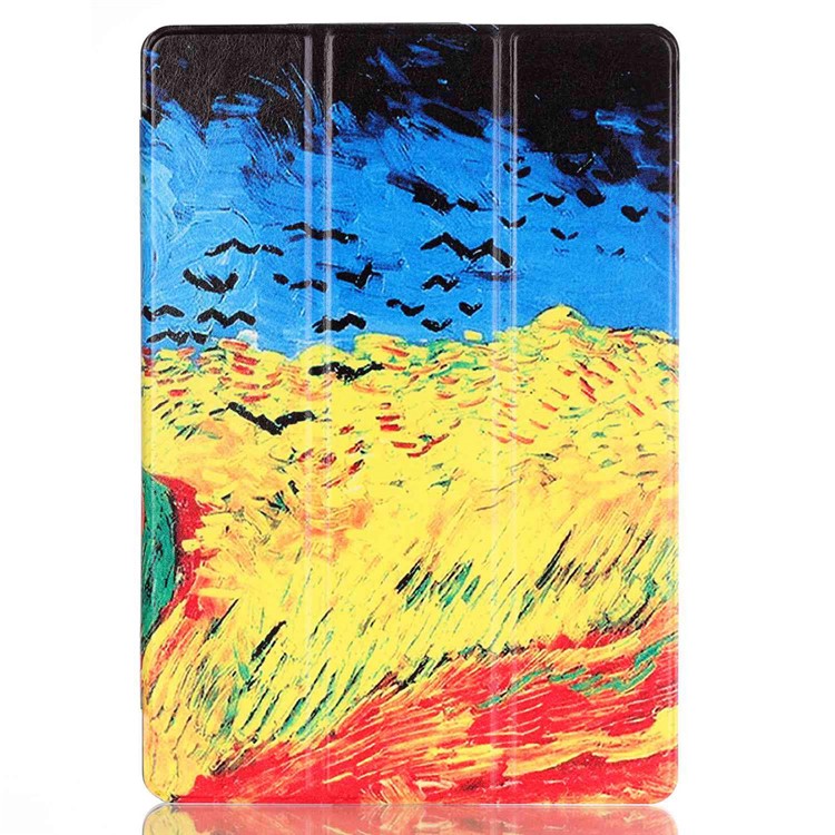 Smart Leather Stand Case for Lenovo TAB 2 A10-30 X30 / TAB 2 A10-70 - Oil Painting-2