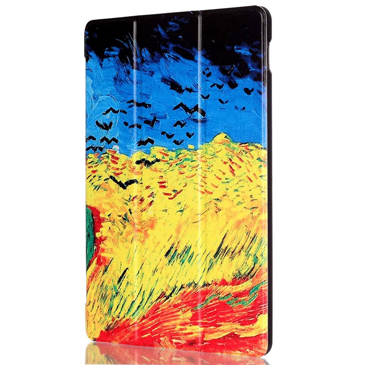 Smart Leather Stand Case for Lenovo TAB 2 A10-30 X30 / TAB 2 A10-70 - Oil Painting-4