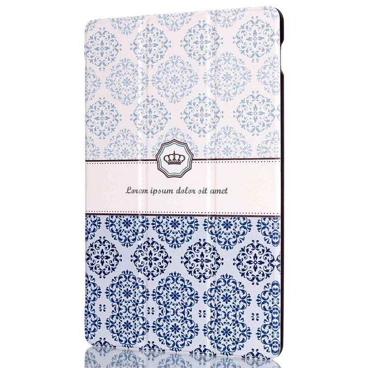 Smart Leather Stand Case for Lenovo TAB 2 A10-30 X30 / TAB 2 A10-70 - Retro Flower-4
