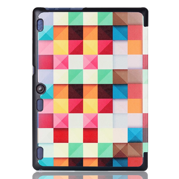 Smart Leather Stand Case for Lenovo TAB 2 A10-30 X30 / TAB 2 A10-70 - 3D Effect Check-3