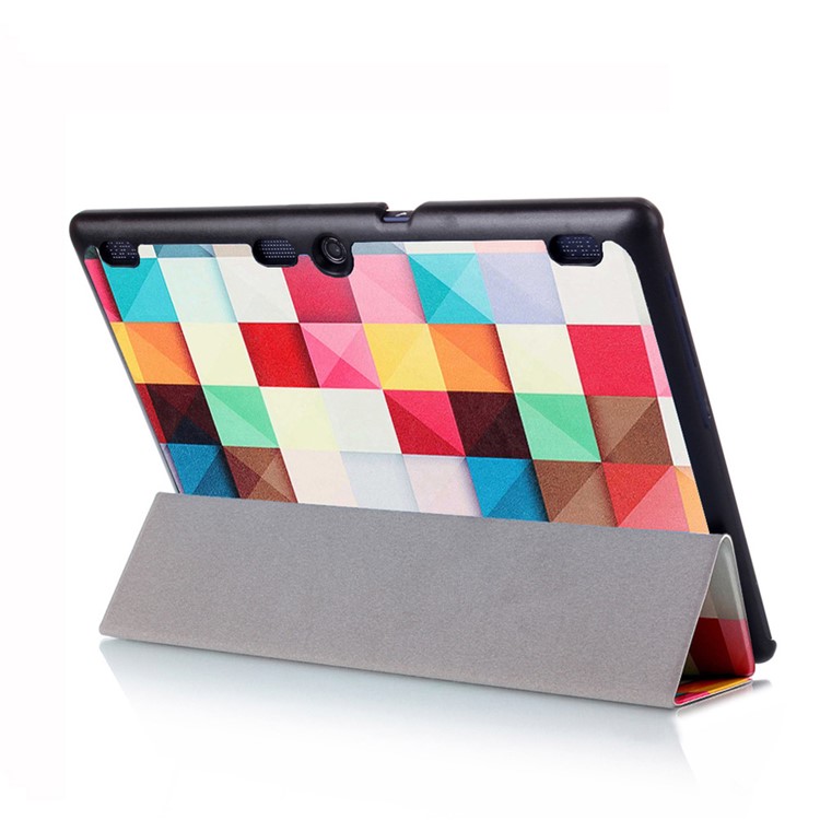 Smart Leather Stand Case for Lenovo TAB 2 A10-30 X30 / TAB 2 A10-70 - 3D Effect Check-6