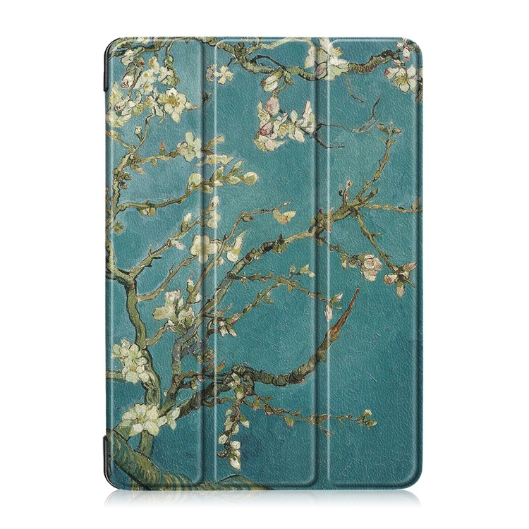 Pattern Printing Tri-fold Stand PU Leather Cover for Lenovo Tab M10 TB-X605F - Wintersweet-2
