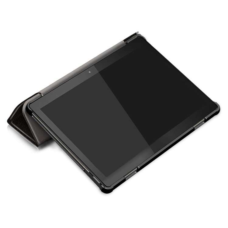 Pattern Printing Tri-fold Stand PU Leather Cover for Lenovo Tab M10 TB-X605F - Do Not Touch Me-7