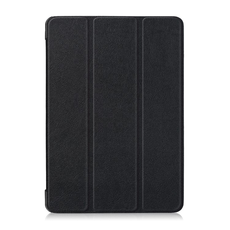 Tri-fold Stand Leather Case for Lenovo Tab M10 TB-X605F - Black-4