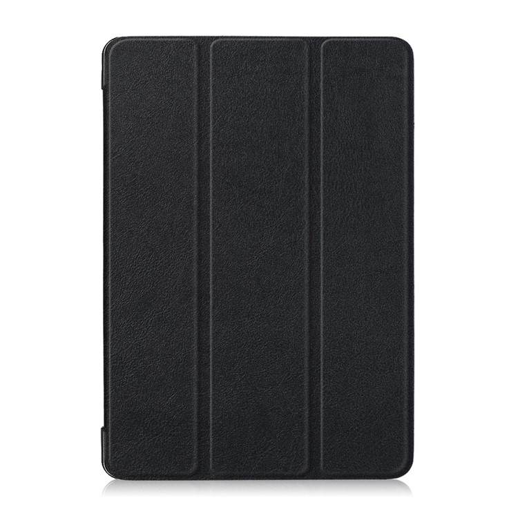 Tri-fold Stand Leather Case for Lenovo Tab M10 TB-X605F - Black-4