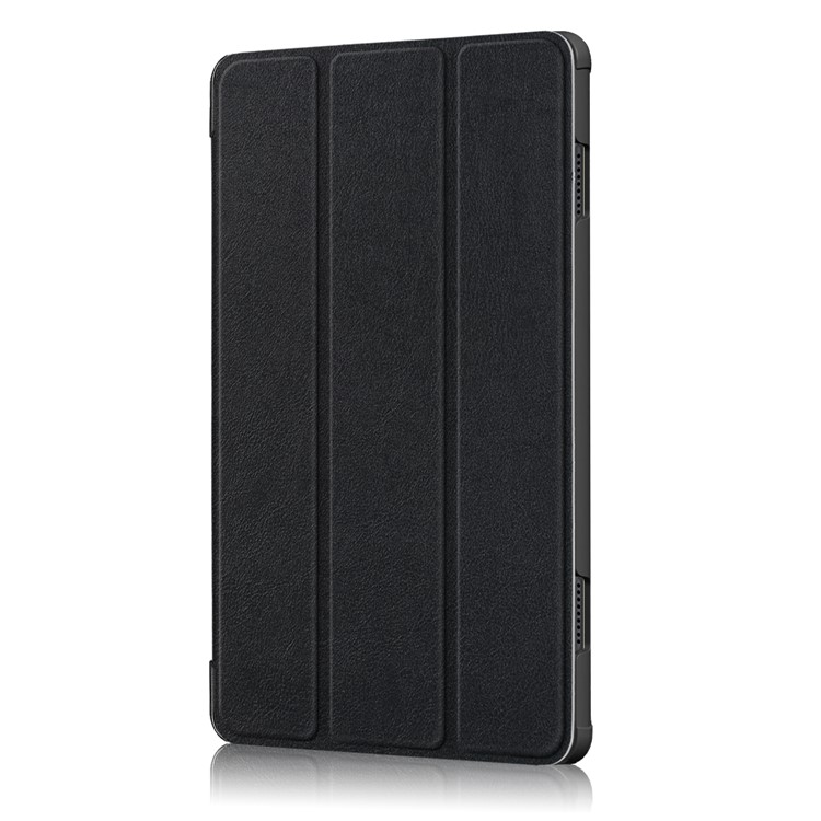 Tri-fold Stand Leather Case for Lenovo Tab M10 TB-X605F - Black-6