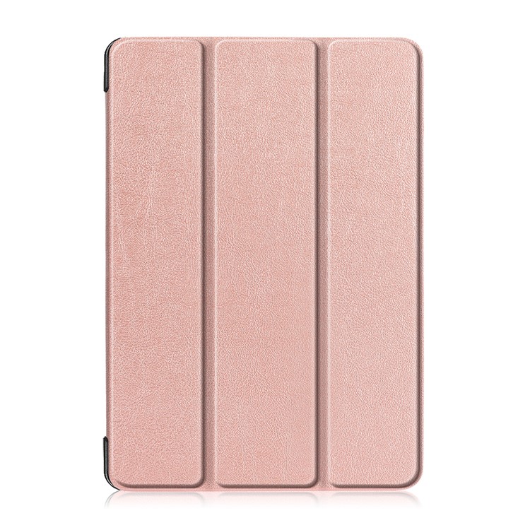 Tri-fold Stand Leather Case for Lenovo Tab M10 TB-X605F - Pink-2