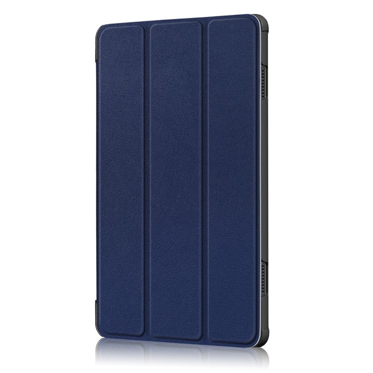 Tri-fold Stand Leather Case for Lenovo Tab M10 TB-X605F - Blue-6