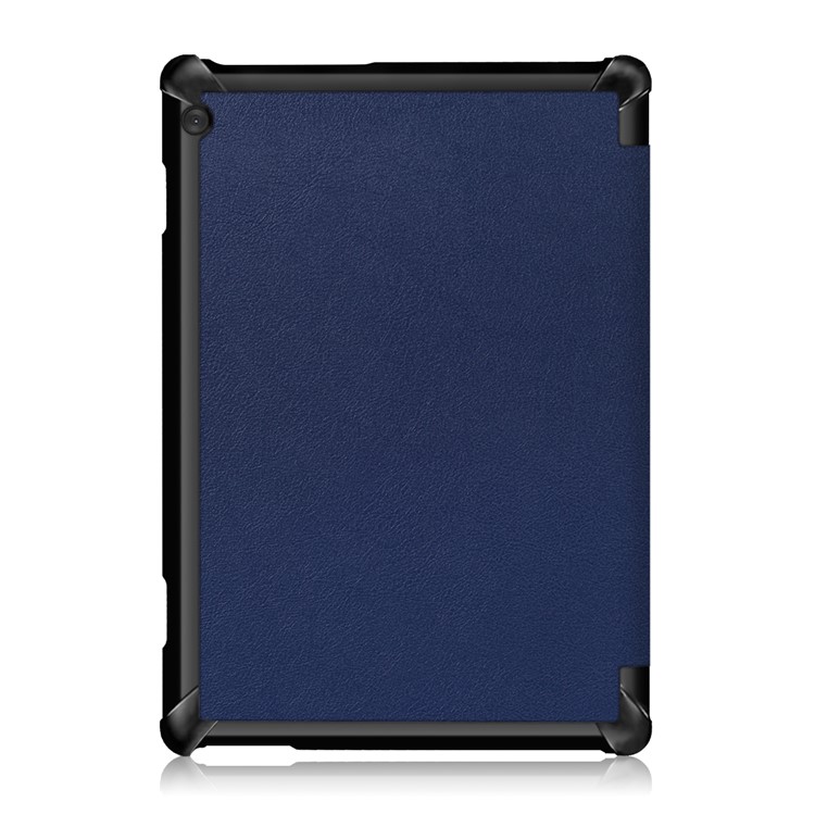 Tri-fold Stand Leather Case for Lenovo Tab M10 TB-X605F - Blue-7
