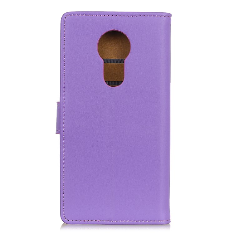 Wallet Stand Flip Magnetic PU Leather Phone Cover for Motorola Moto G7 Power - Purple-3
