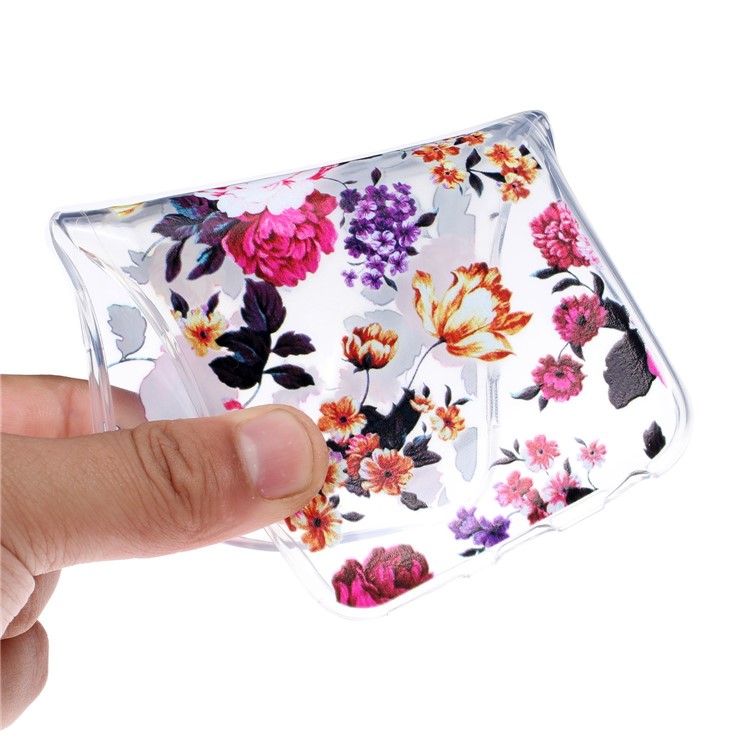 Pattern Printing Soft TPU Mobile Phone Shell for Motorola Moto G7 Power (US Version) - Blooming Flower-2