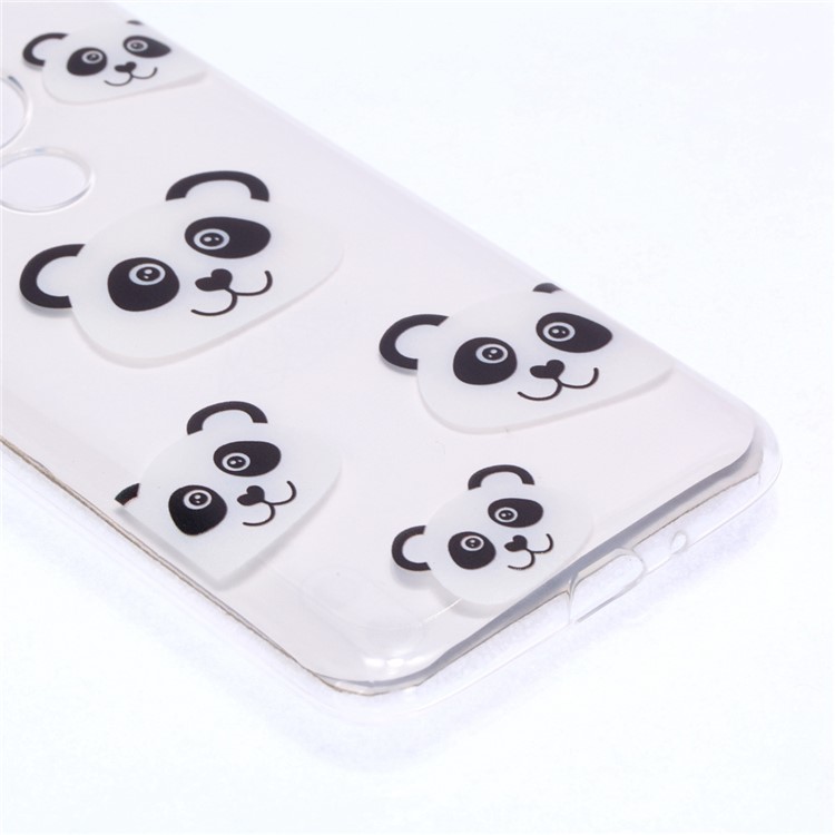 Pattern Printing Soft TPU Mobile Phone Shell for Motorola Moto G7 Power (US Version) - Panda-5