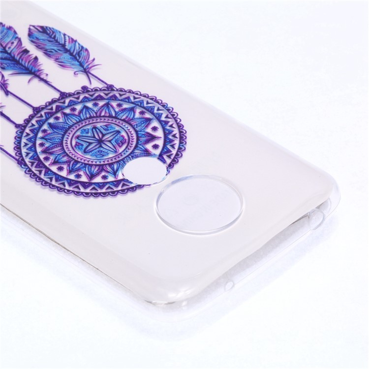 Pattern Printing Soft TPU Mobile Phone Shell for Motorola Moto G7 Power (US Version) - Dream Catcher-6