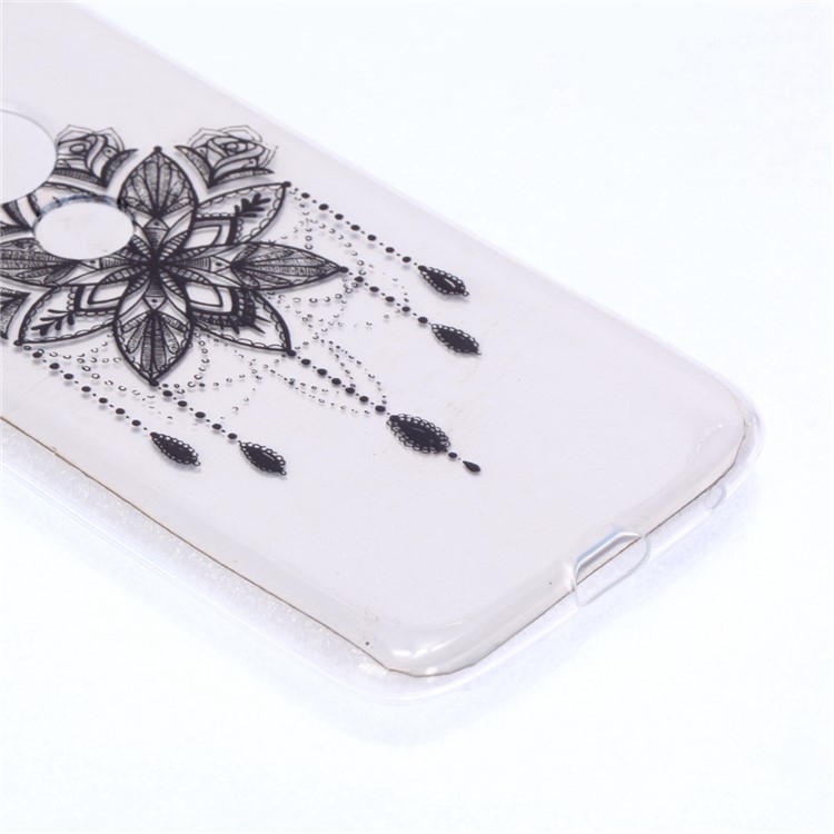 Pattern Printing TPU Case for Motorola Moto G7 Play (US Version) - Flower Pattern-5
