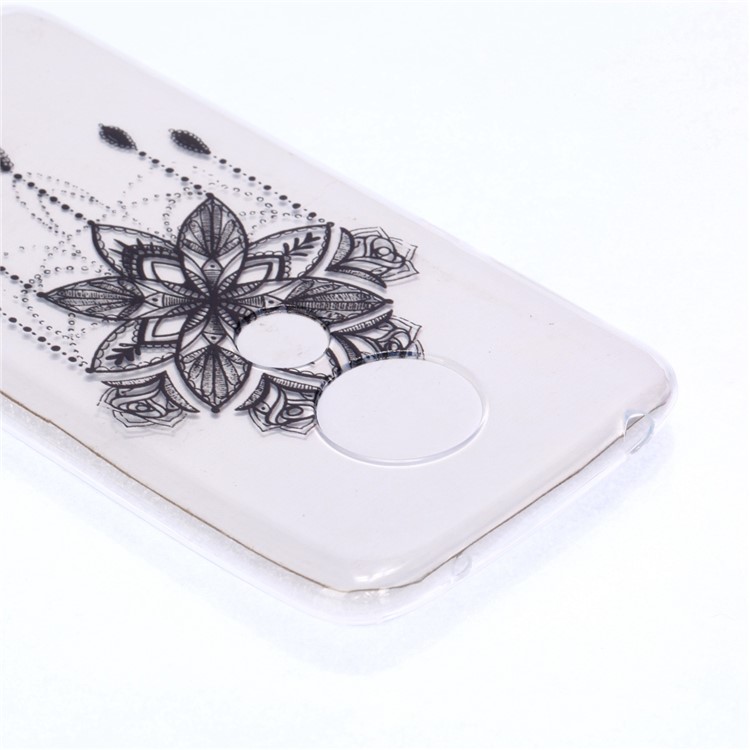 Pattern Printing TPU Case for Motorola Moto G7 Play (US Version) - Flower Pattern-6