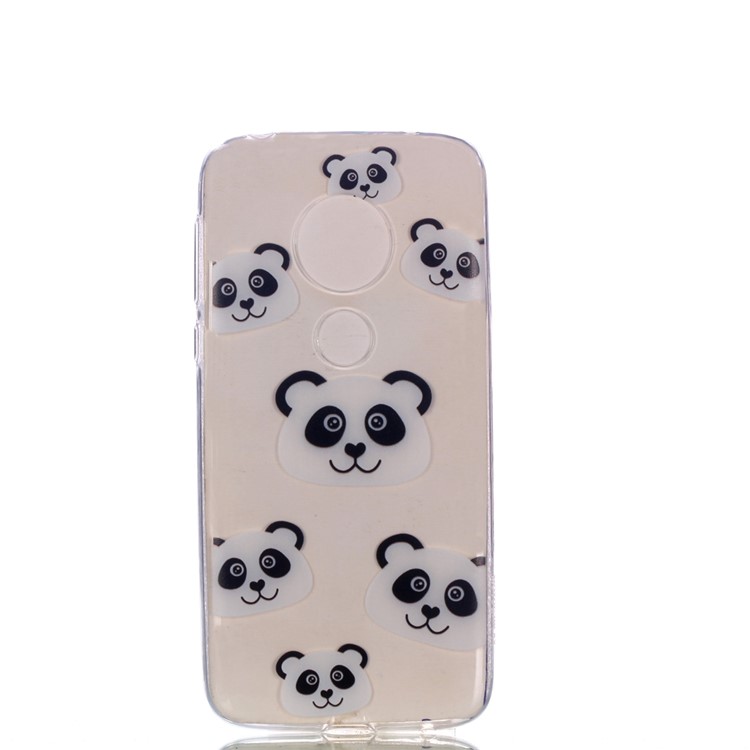 Pattern Printing TPU Case for Motorola Moto G7 Play (US Version) - Panda Pattern-3