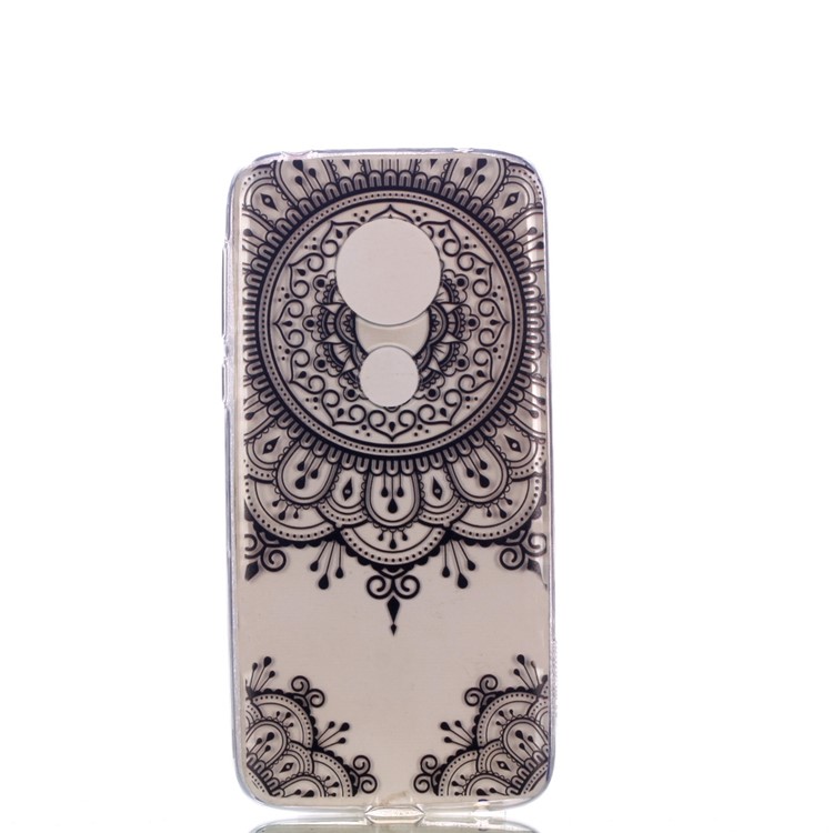 Pattern Printing TPU Case for Motorola Moto G7 Play (US Version) - Mandala Flowers-3