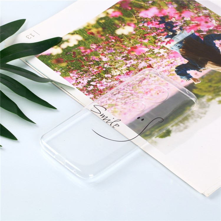 Pattern Printing TPU Case for Motorola Moto G7 Play (US Version) - SMILE Pattern-4