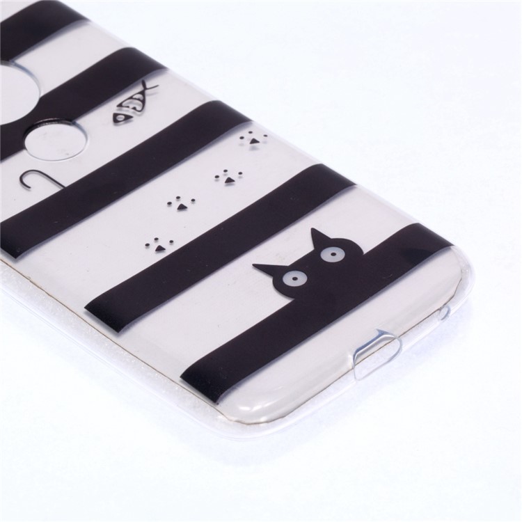 Étui En TPU Pour Motif Moto Motorola G7 Play - Motif De Rayures-5