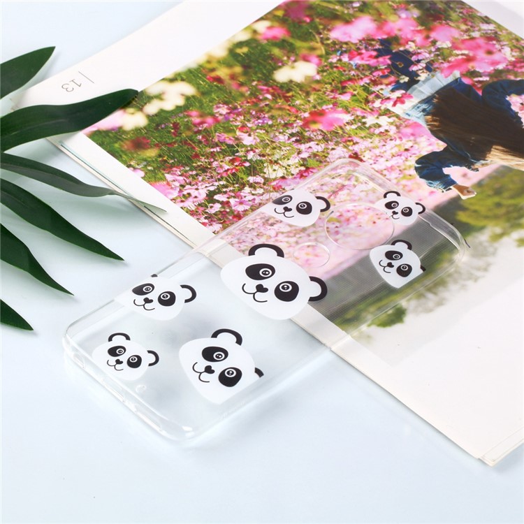 Pattern Printing Soft TPU Protector Cover for Motorola Moto G7/G7 Plus - Panda-3