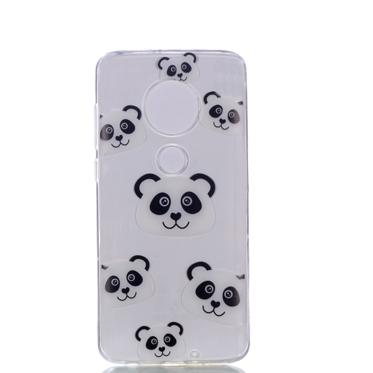 Pattern Printing Soft TPU Protector Cover for Motorola Moto G7/G7 Plus - Panda-4
