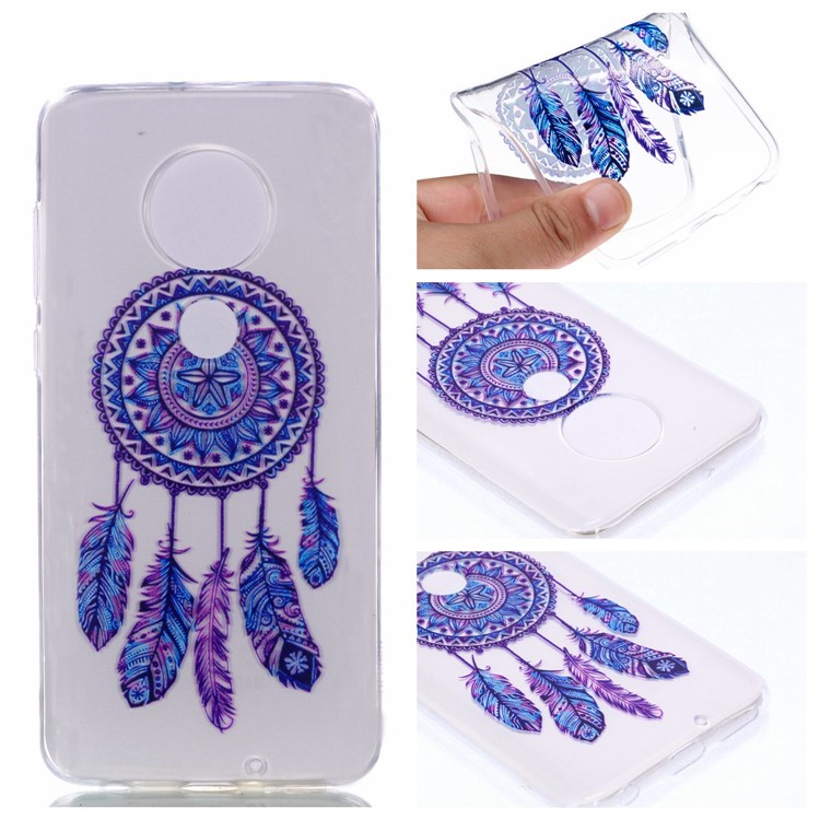 Pattern Printing Soft TPU Protector Cover for Motorola Moto G7/G7 Plus - Dream Catcher-1