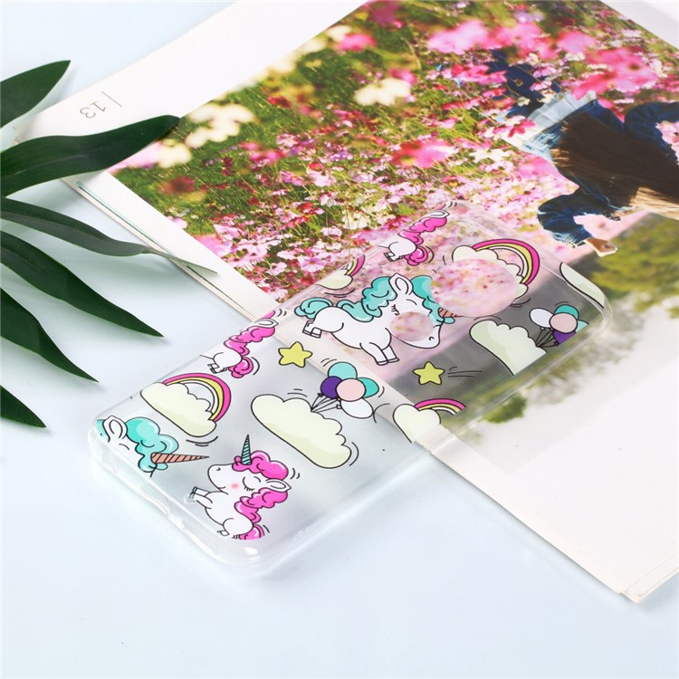 Pattern Printing Soft TPU Protector Cover for Motorola Moto G7/G7 Plus - Unicorn-4