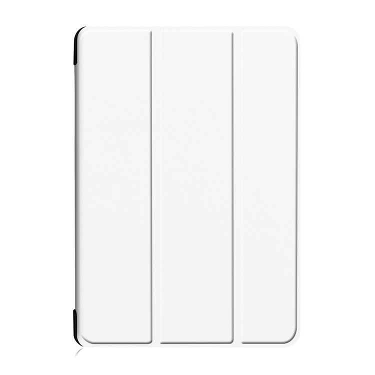 Tri-fold Stand Leather Case for Lenovo Tab M10 TB-X605F TB-X505F - White-2