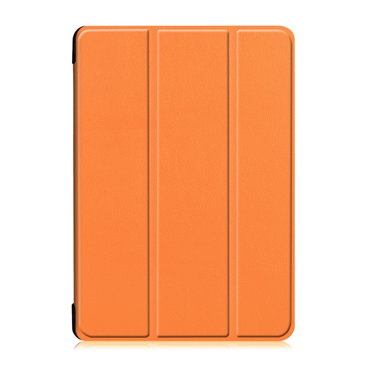 Tri-fold Stand Leather Case for Lenovo Tab M10 TB-X605F - Orange-2