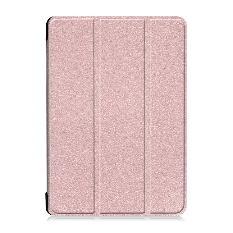 Tri-fold Stand Leather Case for Lenovo Tab M10 TB-X605F - Pink-2