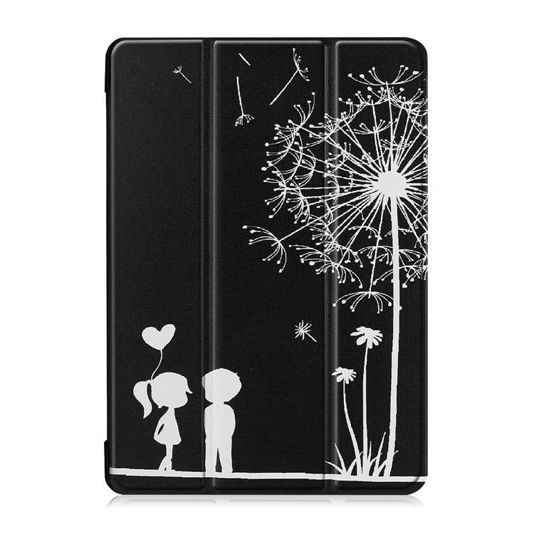 Pattern Printing Tri-fold Stand Leather Protection Case for Lenovo Tab M10 TB-X605F TB-X505F - Dandelion and Lovers-2