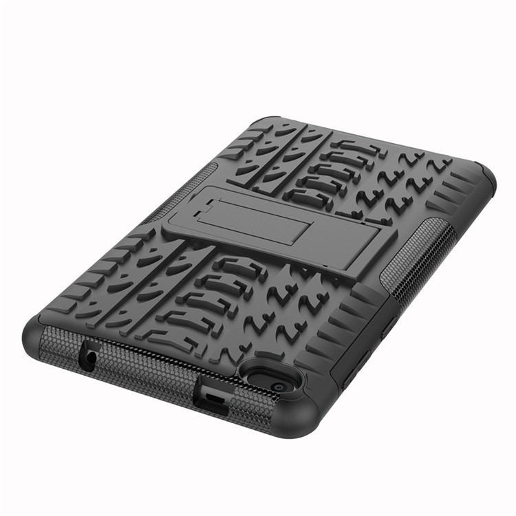 Cool Tyre PC + TPU Hybrid Case with Kickstand for Lenovo Tab E7 7.0 7104F - Black-6