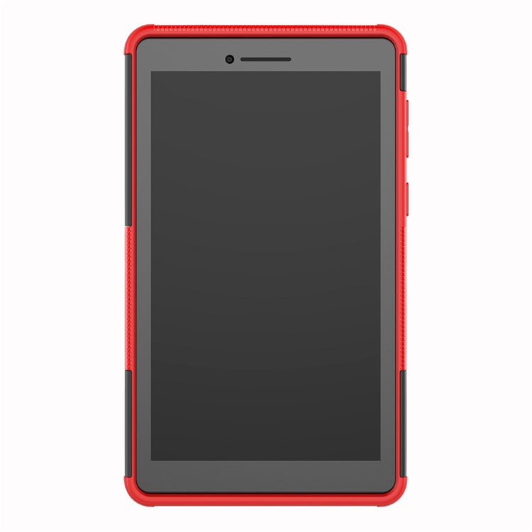 Cool Tyre PC + TPU Hybrid Case with Kickstand for Lenovo Tab E7 7.0 7104F - Red-3