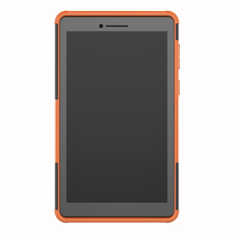 Cool Tyre PC + TPU Hybrid Case with Kickstand for Lenovo Tab E7 7.0 7104F - Orange-3