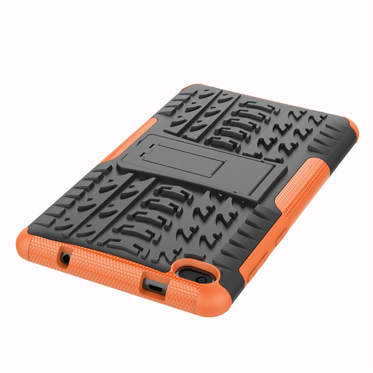 Cool Tyre PC + TPU Hybrid Case with Kickstand for Lenovo Tab E7 7.0 7104F - Orange-6