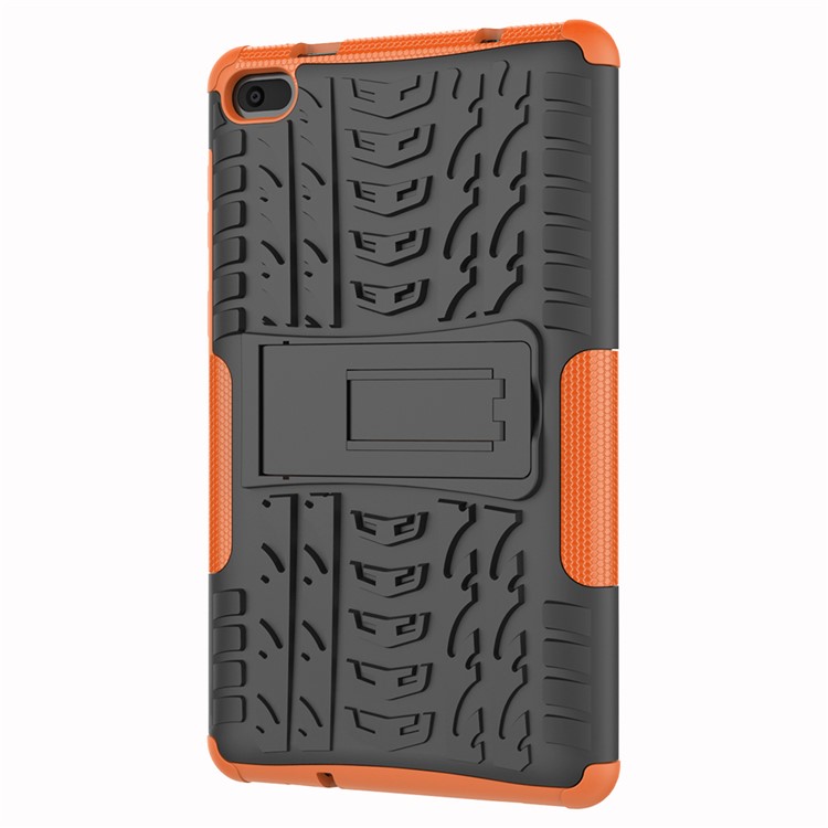 Cool Tyre PC + TPU Hybrid Case with Kickstand for Lenovo Tab E7 7.0 7104F - Orange-7