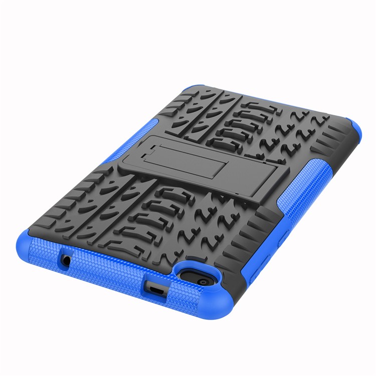 Cool Tyre PC + TPU Hybrid Case with Kickstand for Lenovo Tab E7 7.0 7104F - Blue-6