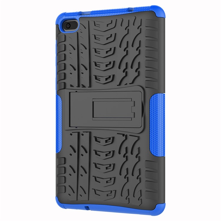 Cool Tyre PC + TPU Hybrid Case with Kickstand for Lenovo Tab E7 7.0 7104F - Blue-7