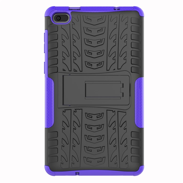 Cool Tyre PC + TPU Hybrid Case with Kickstand for Lenovo Tab E7 7.0 7104F - Purple-2