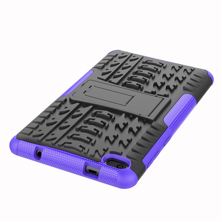 Cool Tyre PC + TPU Hybrid Case with Kickstand for Lenovo Tab E7 7.0 7104F - Purple-6