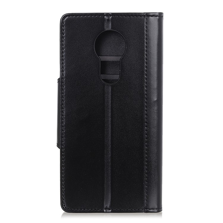 Protective PU Leather Wallet Stand Case for Motorola Moto G7 Power (EU Version) - Black-10