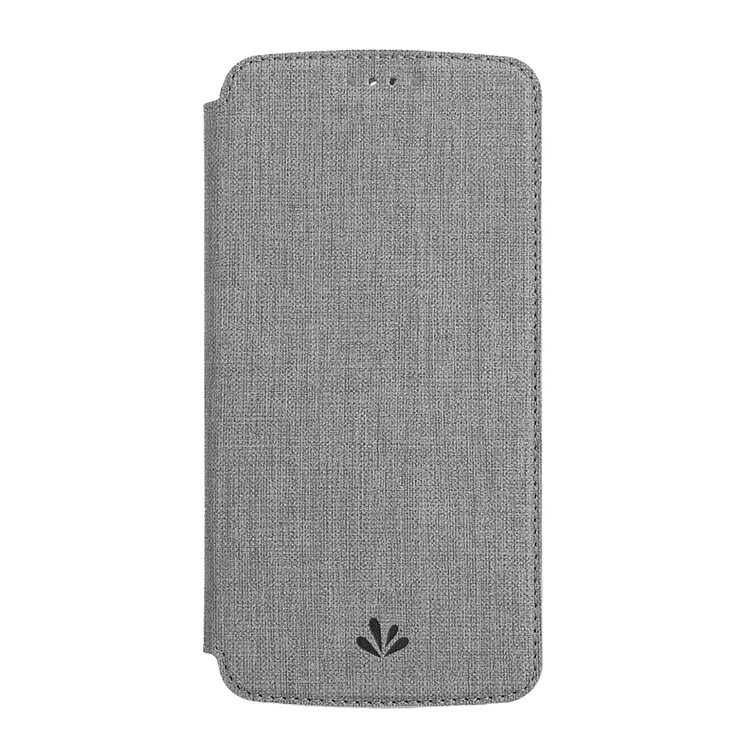 VILI DMX Auto-absorbed PU Leather Flip Shell for Motorola Moto G7 Power (EU Version) - Grey-18