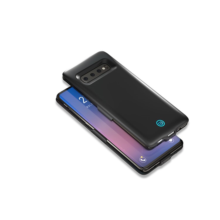 7000 -mah Battery Backup Ladegeräte -telefonhülle Für Samsung Galaxy S10 - Schwarz-2