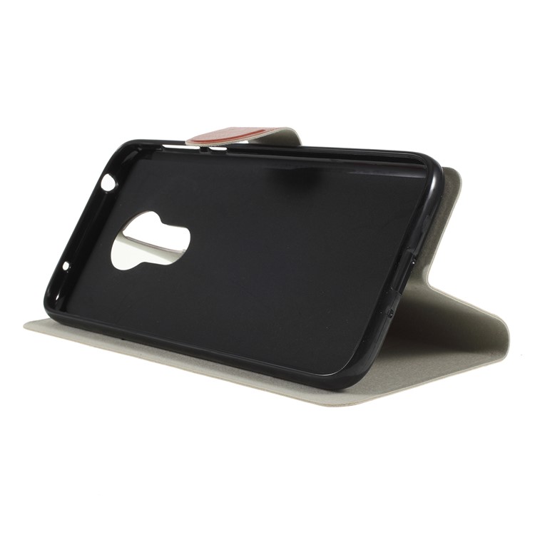 Crazy Horse Leather Stand Case with Card Slot for Motorola Moto G7 Power (EU Version) - Brown-2